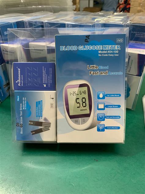 Diabetes Digital Glucometro Blood Glucose Meter Testing Machine Little ...