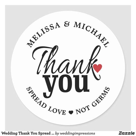 Create your own Sticker | Zazzle | Wedding thank you, Wedding stickers ...