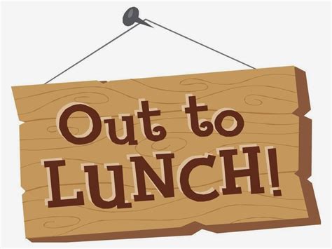 wooden-out-to-lunch-clipart - Coty's Landing