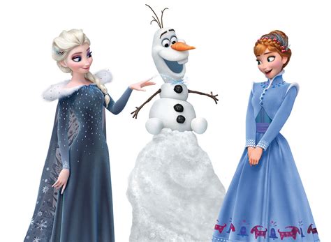 Elsa, Anna and Olaf - Elsa and Anna Photo (40824215) - Fanpop