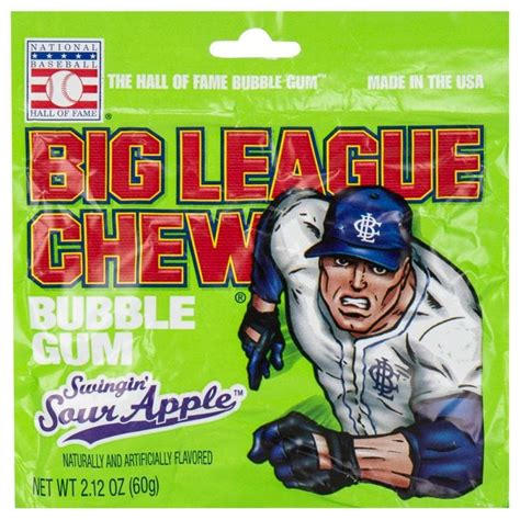 Big League Chew Gum - Swingin' Sour Apple