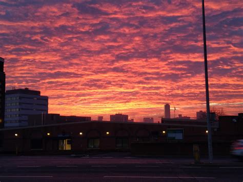 Incredible sunset in Liverpool, UK : r/pics