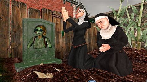 Evil Nun 2 killed a child Bad ending animation part 132 | Sister Madeline vs Sister Enda - YouTube