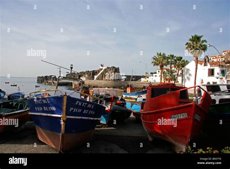 Camara de Lobos Stock Photo - Alamy