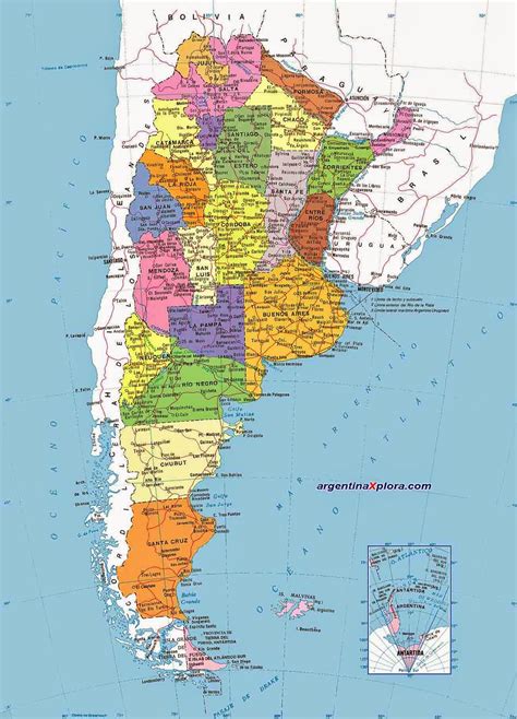 Argentina | Mapas Geográficos da Argentina