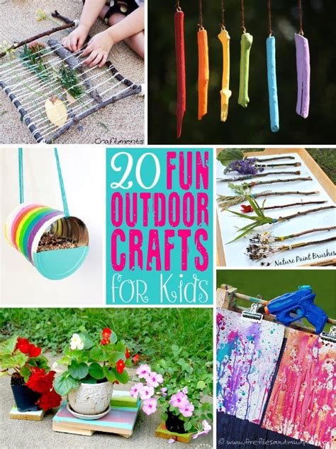 20 Fun Outdoor Craft Ideas for Kids - The Scrap Shoppe