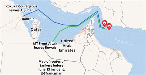 Timeline and details: June 13 Gulf of Oman tanker "attack"