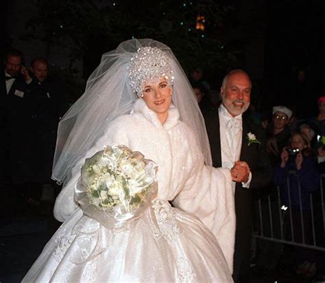 Celine Dion's lesser-known second wedding dress was just as striking as the first | HELLO!