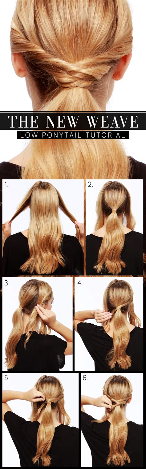 LuLu*s How-To: The New Weave Low Ponytail Tutorial - Lulus.com Fashion Blog