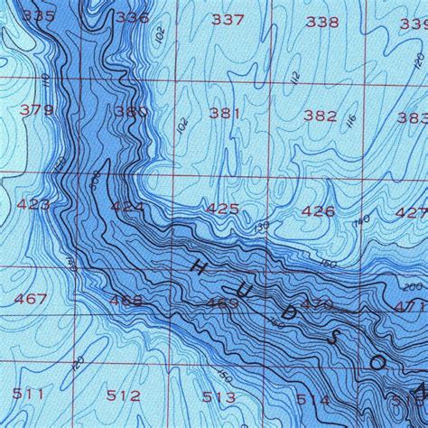 Hudson Canyon (NJ 18-3) Map by National Oceanographic & Atmospheric ...