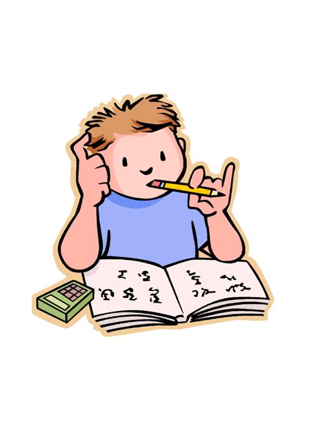 Doing homework cartoon free download clip art - WikiClipArt