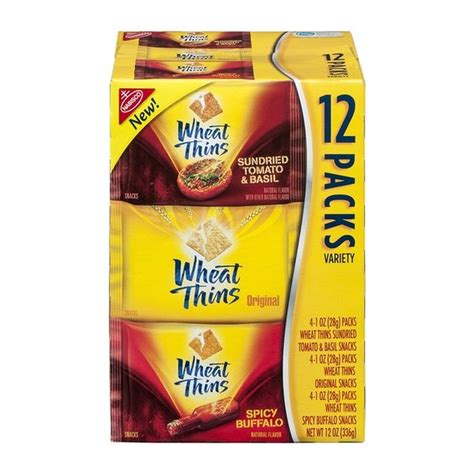 Wheat Thins Variety Pack - 12 CT (1 oz) - Instacart