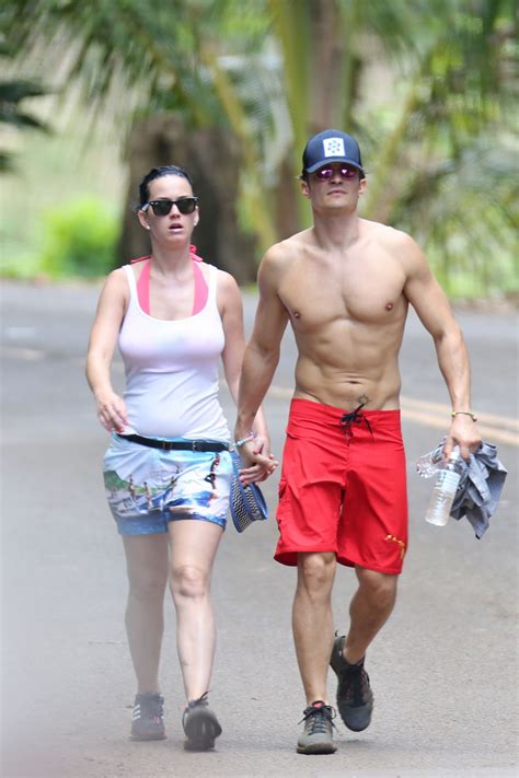 Katy Perry and Orlando Bloom - Hiking in Hawaii, February 2016