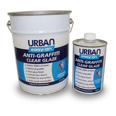 easy-on 20 year life anti-graffiti clear glaze