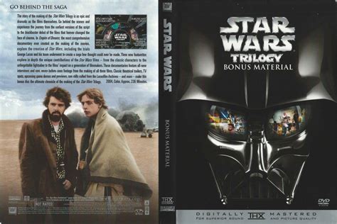 Star Wars Trilogy Bonus Material DVD Scan : r/MovieCovers