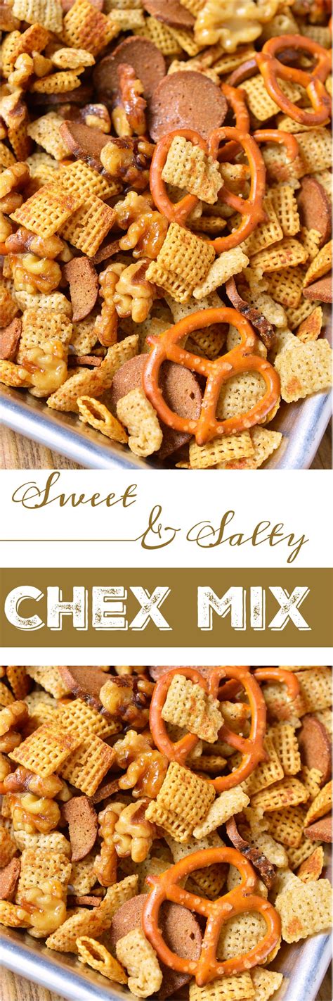 Sweet and Salty Chex Mix Recipe - WonkyWonderful