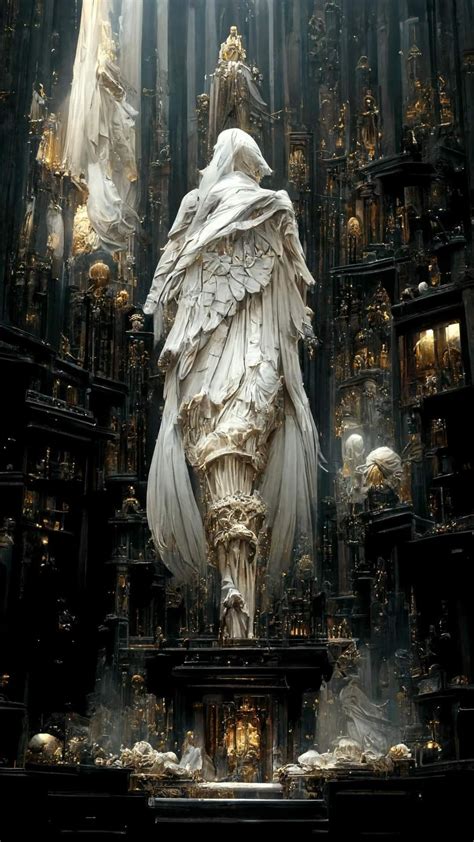 Fantasy Concept Art, Fantasy Artwork, Dark Fantasy Art, Dark Art, Fantasy Statue, Fantasy Art ...