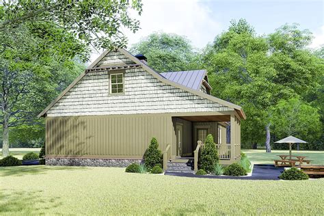 Rustic Cottage House Plan with Wraparound Porch - 70630MK ...