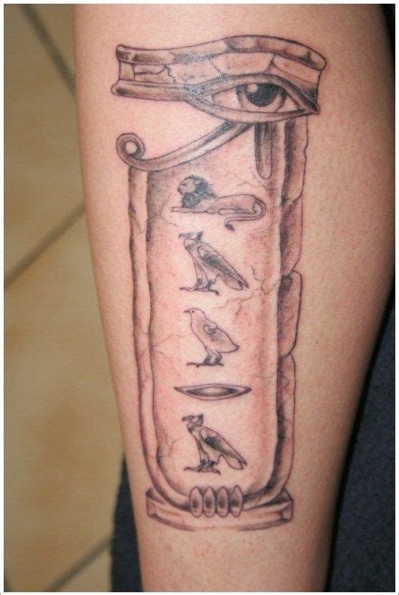 50 Egyptian Tattoo Designs | InkDoneRight | Tatuaje de jeroglíficos ...