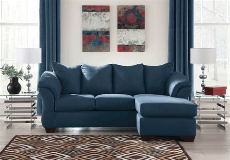 Darcy Blue Sofa Chaise