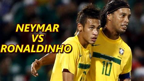 Neymar vs Ronaldinho THE SKILL BATTLE - YouTube