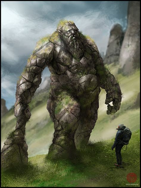 Mark Molnar - Sketchblog of Concept Art and Illustration Works: Stone Giant