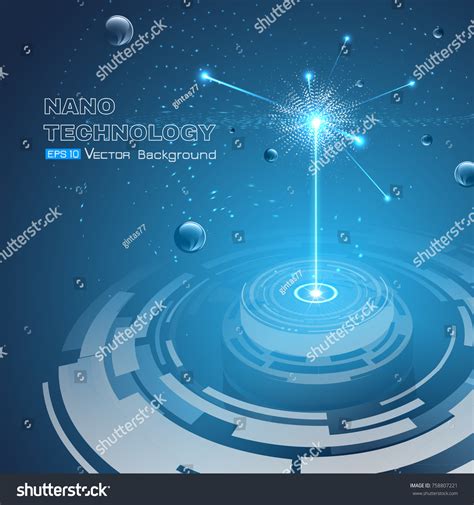 Background Nanotechnology Theme Stock Vector (Royalty Free) 758807221 | Shutterstock