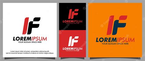 Premium Vector | Modern double F logo template