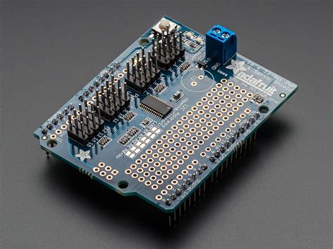 Adafruit 16-Channel 12-bit PWM/Servo Shield - I2C interface ID: 1411 ...