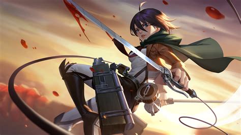 🔥 Download Mikasa Ackerman Attack On Titan Shingeki No Kyojin 4k by ...