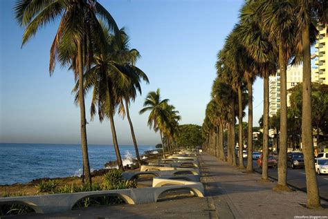 Santo Domingo Malecon lres Beautiful Coast Capital Dominican Republic Hd Desktop Wallpaper Image ...