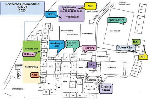 Map Of School Grounds – Northcross Intermediate School