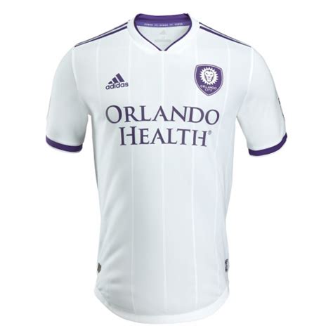 2018 Orlando City Away White Soccer Jersey Shirt(Player Version) | Soccer jersey, Soccer shirts ...