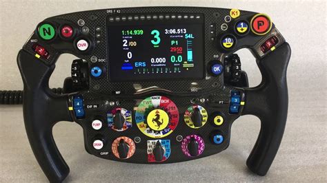 Ferrari F1 steering wheel (Sim racing) - YouTube
