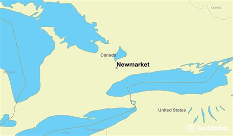 Where is Newmarket, ON? / Newmarket, Ontario Map - WorldAtlas.com