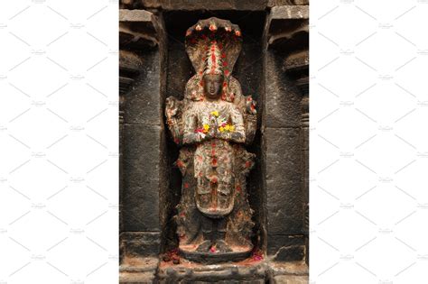 Vishnu image in Hindu temple | Architecture Stock Photos ~ Creative Market