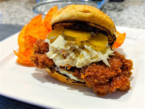 [Homemade] Spicy Fried Chicken Sandwich : r/food