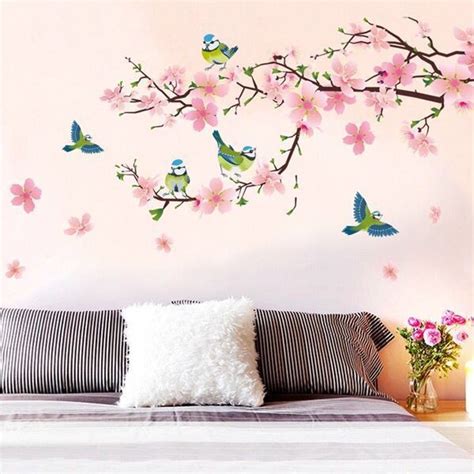 Cherry Blossom Wall Decal Nursery Wall Decal Blossom Wall Flower for Girl Nursery Nursery Wall ...