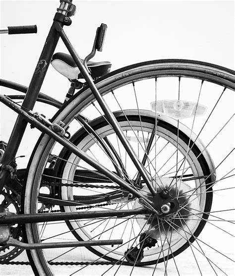 Black and white Bicycles | White bicycles, Black and white photography ...