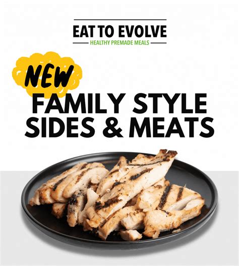New! Family Style Sides & Meats - Eat To Evolve