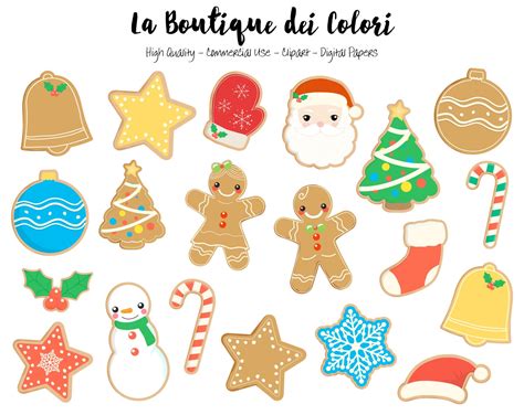 Christmas Cookies Clipart Cute Graphics PNG Gingerbread man