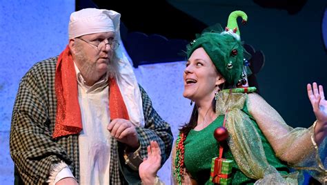 VIDEO: Scrooge and friends prep for theater opener