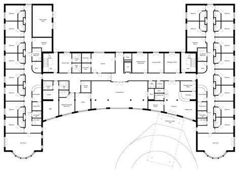 Nursing Home Floor Plans Examples | Hospital floor plan, Residential care home, Home design ...