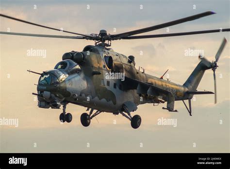 Mi-35 attack helicopter of the Czech Armed Forces Stock Photo - Alamy