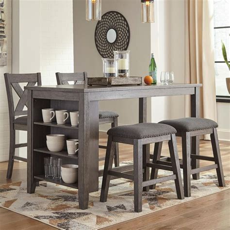 Signature Design by Ashley Caitbrook 5-Piece Counter Height Dining ...