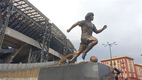 Napoli Reveal First of Two Diego Armando Maradona Statues