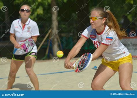 Beach Tennis World Team Championship 2014 Editorial Stock Photo - Image of summer, moscow: 42765188