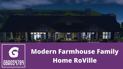 Modern Farmhouse Family Home RoVille - YouTube