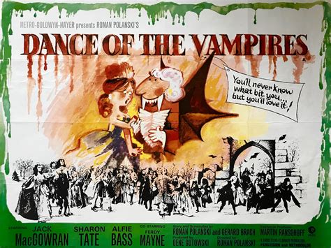 Original Dance of the Vampires Movie Poster - Roman Polanski - Horror