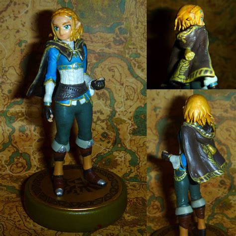 I decided to custom my Zelda amiibo into her sequel style while we're ...